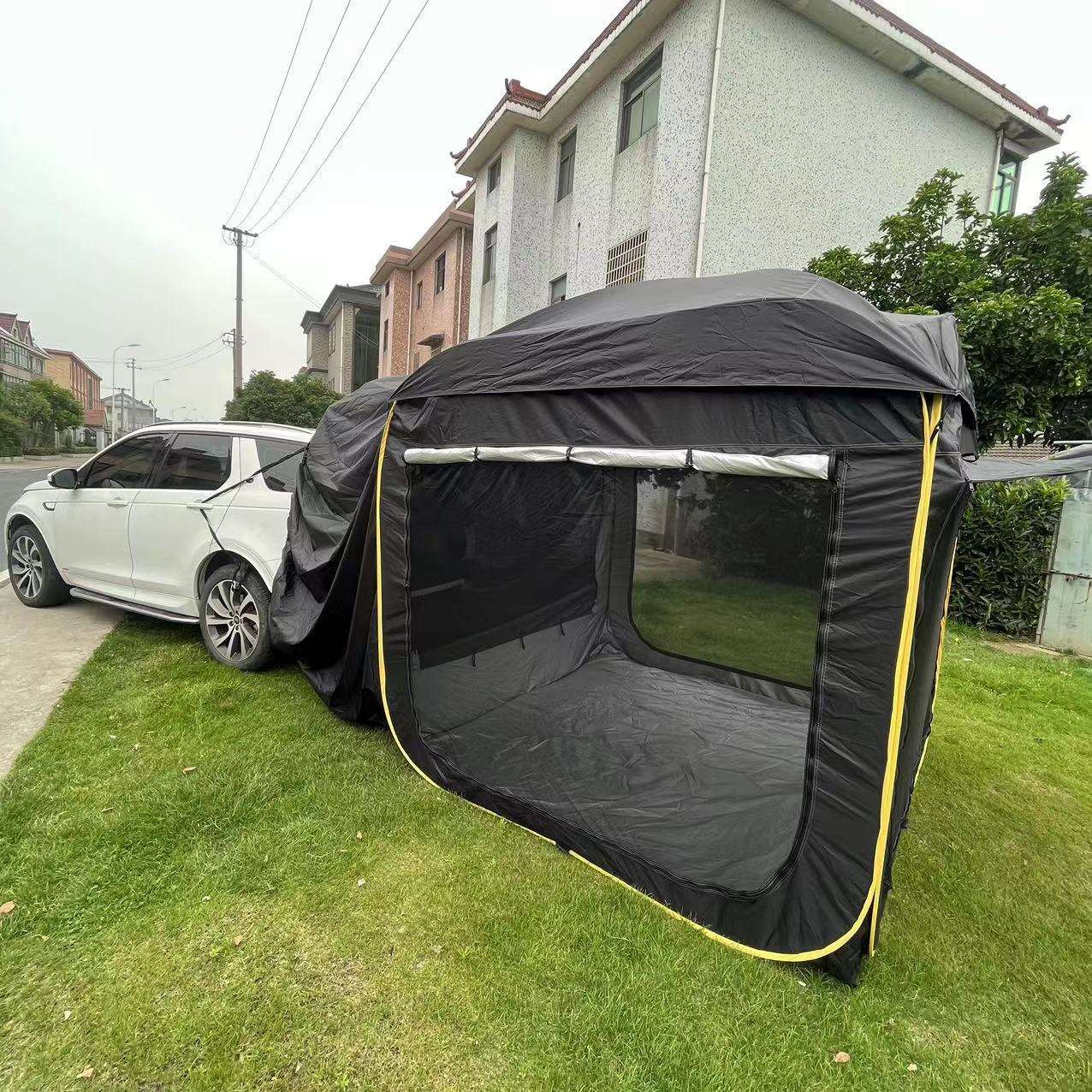 Truck Awning HREFEU SUV Tailgate Tent With Awning,Waterproof