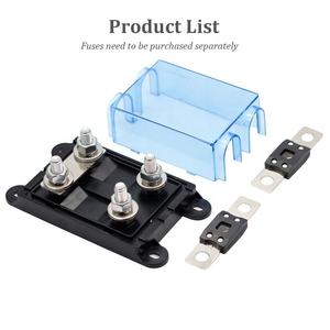 ANM 2-Wege-Mega-Kupfer-Sicherungsblock 32V 40A-500A <span class=keywords><strong>Zeeman</strong></span>-Ersatz-Hochleistungs-Sicherungs kasten für Kfz-Schiffe - Product Image 6