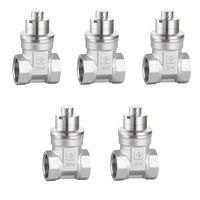 Vannes à opercule souples à verrouillage magnétique manuel, filetage femelle, en acier inoxydable DN15-DN50, vente directe usine LISHUI