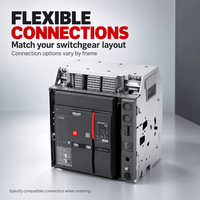 Disjoncteur aérien CDW9 400A-6300A 3P 4P ACB 50/60Hz Protection intelligente Types fixes ou extractibles