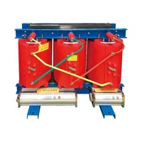 Transformateur électrique triphasé à refroidissement rapide par air forcé, à séchage rapide, avec 3 bobines toroïdales pour l'alimentation des bâtiments commerciaux