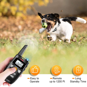 <span class=keywords><strong>Collar</strong></span> de entrenamiento para perros, localizador de ladridos recargable a distancia, descarga estática, 1500ft, con pantalla LCD - Product Image 2