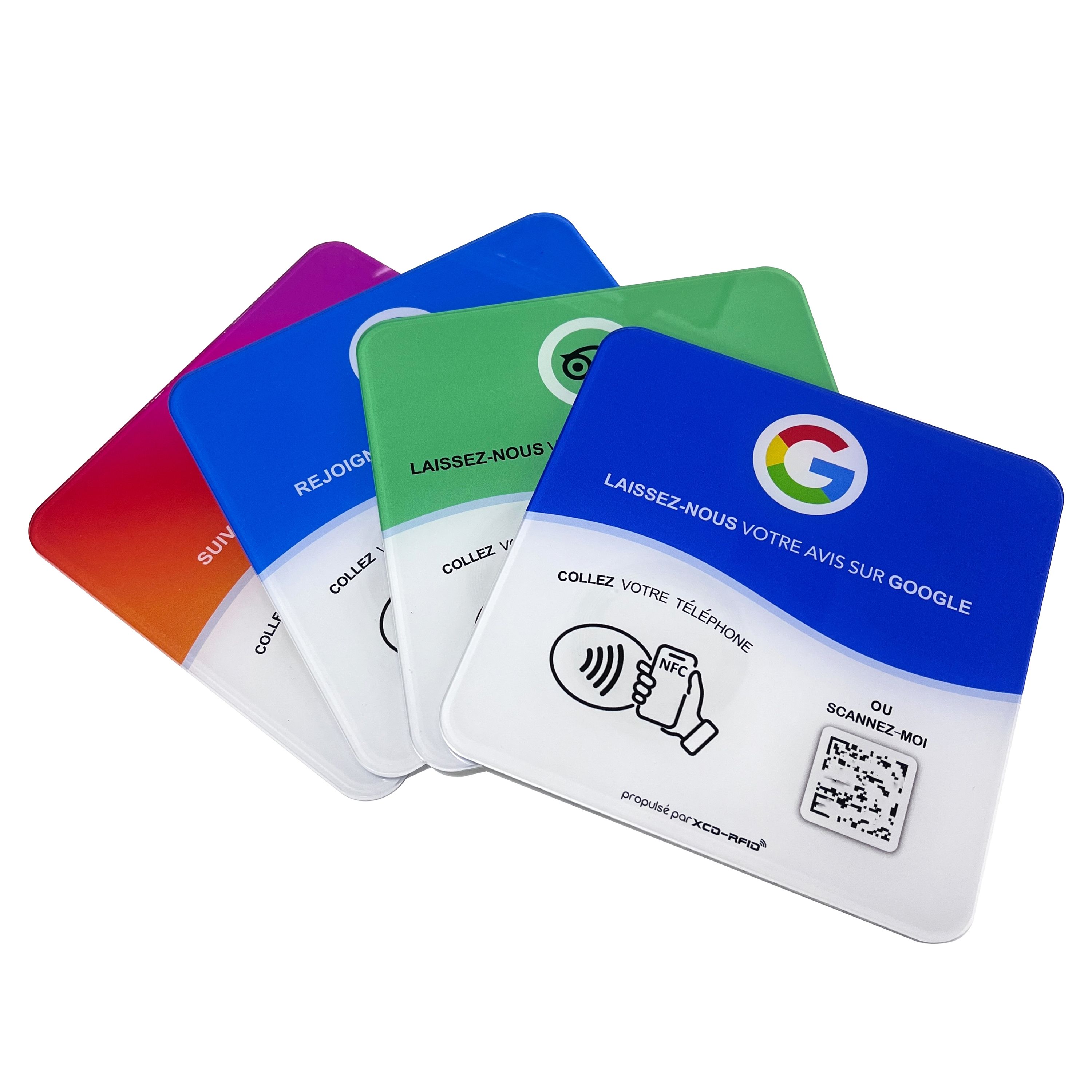 Pegatinas de mesa de acrílico NFC