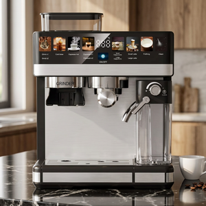 เครื่องชงกาแฟเอสเพรสโซแบบกึ่งอัตโนมัติไฟฟ้าสำหรับใช้ในบ้าน รองรับ OEM ODM - Product Image 1