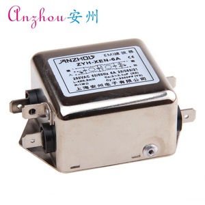 Filtro de Línea de Alimentación Anzhou ZYH-XEN-6A 250VAC 6A de Modo Común para PLC - Product Image 1