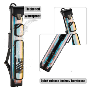 Thằn lằn giải thích Sản phẩm mới sợi nhỏ bi-a Cue trường hợp 3b4s tùy chỉnh Mang trường hợp hồ bơi Cue Túi Giữ nhiều phụ kiện - Product Image 4