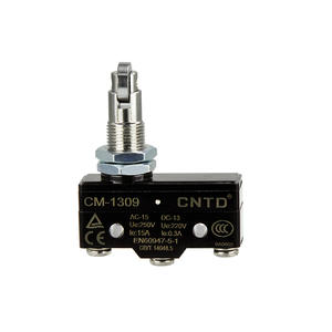 Microinterruptor Eléctrico CM CNTD Changde CM-1309, Tipo de Presión de Rodillo Recto con Reinicio Automático, Límite de Recorrido, Circuito SPDT, Fabricado en Plástico - Product Image 5