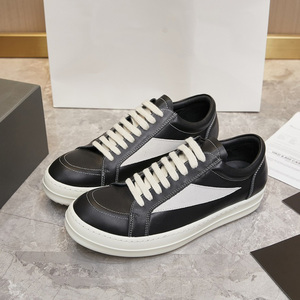 Zapatillas Negras Casuales a la Moda para Hombre y Mujer, Forro de Cuero Genuino, Cierre con Cordones, Diseño sin Cordones - Product Image 3