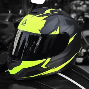 With Wholesale Popular Full Face Motorcycle Helmet With Extra Clear Visor Street Bike Helmet For Men DOT Approved