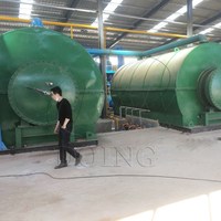 Usine de pyrolyse de déchets plastiques mini à fort rendement, convertissant le plastique en huile combustible et machine de recyclage du plastique