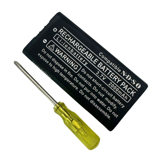 Honcam 2000mAh Rechargeable Lithium-ion Battery Tool Pack Kit for Nintendo DSi NDSi