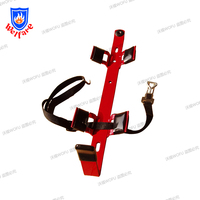 Extincteur à poudre sèche de 6 kg avec support en acier peint en rouge pour accessoires d'extincteur