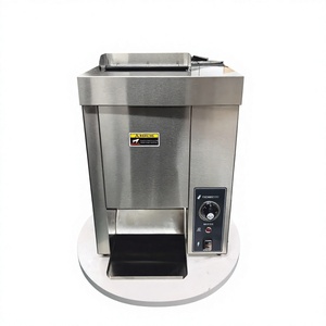Grille-pain électrique <span class=keywords><strong>professionnel</strong></span> en acier inoxydable pour hamburgers, machine à hamburgers verticale, grille-pain pour pains à hamburgers pour la restauration rapide - Product Image 1