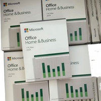 Office 2024 Hogar y Empresas, Caja con Tarjeta de Clave de Producto para PC/MAC, Activación 100% Online, Licencia Vinculada, Garantía de 6 Meses