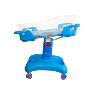 Tempat Tidur Bayi Rumah Sakit yang Dapat Disesuaikan, Dapat Dimiringkan & Diatur Ketinggiannya, Terbuat dari ABS untuk Perawatan Bersalin & Neonatal - Product Image 2