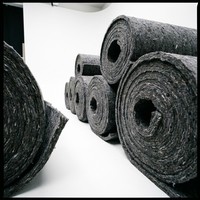 Feutre industriel ignifuge, isolant thermique et acoustique pour revêtement intérieur de voiture, taille et épaisseur personnalisées, GSM, fourniture d'usine