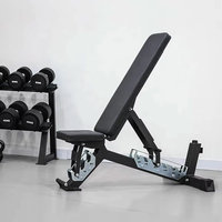 Banc d'entraînement de gymnastique à domicile en métal réglable Banc de musculation multifonctionnel en acier pliable et facile à utiliser pour l'entraînement