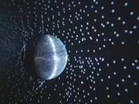 Boule à facettes de 40 pouces, boule à facettes disco de 100 cm, grande taille, pour fête, mariage, nouvel an, éclairage