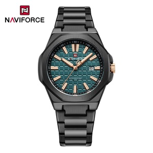 Montre pour homme NAVIFORCE 9258, sportive, 3 ATM, étanche, bracelet en acier inoxydable, calendrier, quartz lumineux, montre-bracelet pour homme, Relogio Masculino - Product Image 1