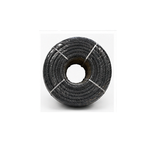 Corde torsadée en coton noir de haute qualité avec une excellente capacité de maintien des nœuds, disponible en plusieurs diamètres et longueurs pour la salle de sport - Product Image 2