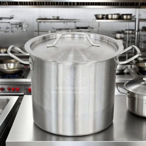 Drielaags Beklede Roestvrijstalen 8-Liter Voorraadpot Met Deksel, Inductieklare Pastapot, Vaatwasmachinebestendig - Product Image 3