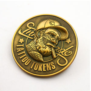 Pièces de monnaie commémoratives personnalisées, badges en alliage de zinc émaillés 3D estampés sur mesure, fabricant et fournisseur en gros - Product Image 2