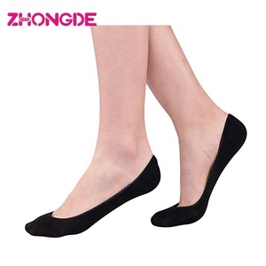 Calzini Invisibili da Donna Neri, Taglio Basso in Cotone, per Scarpe con Tacco Alto, Produzione Diretta - Product Image 3