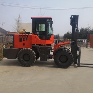 2025 nuevo LTR60 4WD todo terreno Piggyback <span class=keywords><strong>Grass</strong></span> eléctrico 6 toneladas carretilla elevadora ATV carretilla elevadora 4X4 terreno áspero Terrian carretilla elevadora con cabina - Product Image 2