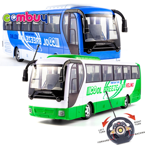Volant électrique à commande à distance avec éclairage, modèle de bus RC <span class=keywords><strong>jouet</strong></span> - Product Image 1