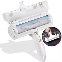 Rouleau dépoussiérant pour poils d'animaux, auto-nettoyant, brosse à épiler, lavable, écologique, portable, réutilisable, pour chiens, chats, meubles, tapis