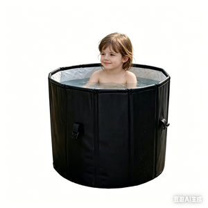 Baignoire pliante portable individuelle en PVC <span class=keywords><strong>de</strong></span> haute qualité, capacité 60+ gallons, pour hommes, enfants et tous les âges - Product Image 1