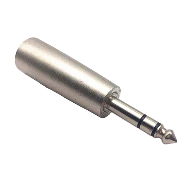 3pin XLR Audio Jack Adapter Connector to 6.35 mm Male to XLR Plug Audio Converter