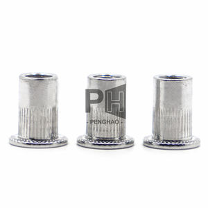 Remache de cabeza plana de aleación de aluminio Rivnut, M3, M4, M5, M6, M8, remache roscado, remache de tuercas de inserción - Product Image 1