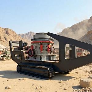 Station de concassage mobile de type chenille, transfert pratique, concassage de minerai, de charbon, de gangue, fabricant de sable mobile - Product Image 3