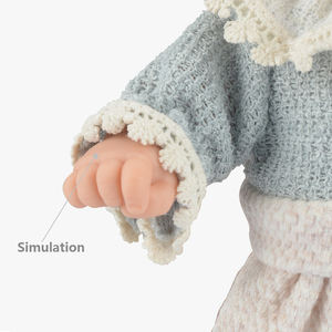 Poupée bébé en coton doux, 55 <span class=keywords><strong>cm</strong></span>, cadeau de fête, vêtements pour enfants, nouveau-né, en Silicone avec accessoires - Product Image 4