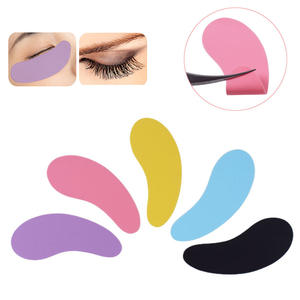 Patchs en silicone réutilisables multicolores à logo personnalisé pour extensions de cils et lifting des cils, approvisionnement mixte à bas prix - Product Image 2