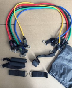 Ensemble <span class=keywords><strong>de</strong></span> 11 bandes d'exercice en latex durables et très élastiques pour la rééducation et l'entraînement - Product Image 4