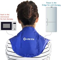 Aerdu — ensemble de compression gel glacé, tissu en néoprène confortable réutilisable, pour cou rigide avec enveloppe