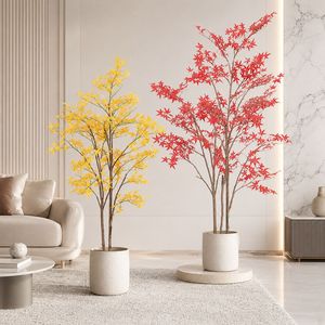 Arbre d'érable artificiel Dream Castle, 100-200 cm, plante en soie pour sol, décoration intérieure, salon, hôtel, sur mesure - Product Image 1