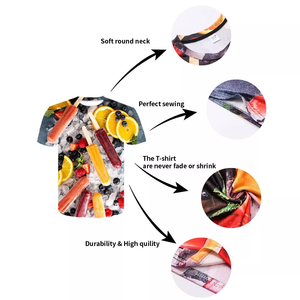하이 퀄리티 사용자 정의 인쇄 티셔츠 3D 승화 개인화 된 티셔츠 남성용 그래픽 티 디자인 로고 <span class=keywords><strong>t</strong></span> 셔츠 - Product Image 6
