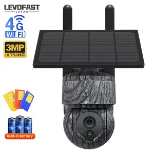 LEVOFAST Novo Produto Solar 4G Suporte SIM Card Camo Câmera Ao Ar Livre À Prova D' Água Detecta Animal Caça Câmera Solar