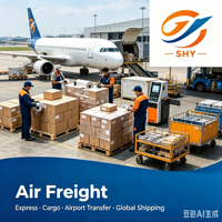 Transitaire chinois fiable SHUNHEYING, services de consolidation LCL et d'expédition aérienne express pour marchandises dangereuses générales, assurance, assistance 24h/24 et 7j/7