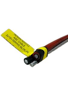 Cable ABC Dúplex Henan Aoguli 1x6+6AWG con ACSR y Aislamiento XLPE 2*10+10mm OEM, Cable ABC con Aislamiento XLPE, Cable ABC Henan - Product Image 3