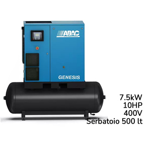 คอมเพรสเซอร์สกรูแบบหมุนความเร็วตัวแปร7.5kW กำเนิด I พร้อมถัง500lt - Product Image 1