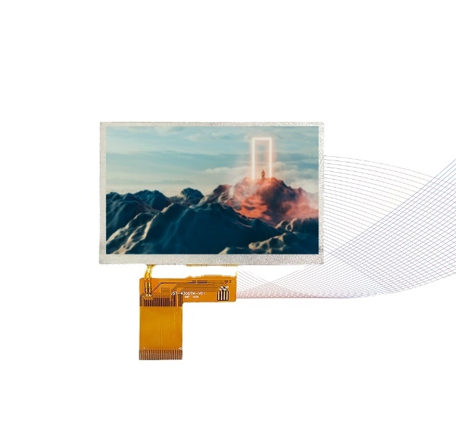 4.3 Inch 480*272 TFT IPS LCD Display Module with RGB Interface LED Backlight for Industrial/Automotive Use