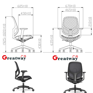 Sedia da <span class=keywords><strong>Ufficio</strong></span> Personalizzata di Alta Gamma, Poltrona Ergonomica Direzionale con Ruote Girevoli e Schienale Confortevole per Personale e Uso in Sala Conferenze - Product Image 3