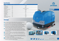 REDLIFT électrique balayeuse machine conduite nettoyage route épurateurs livraison rapide AR-S20