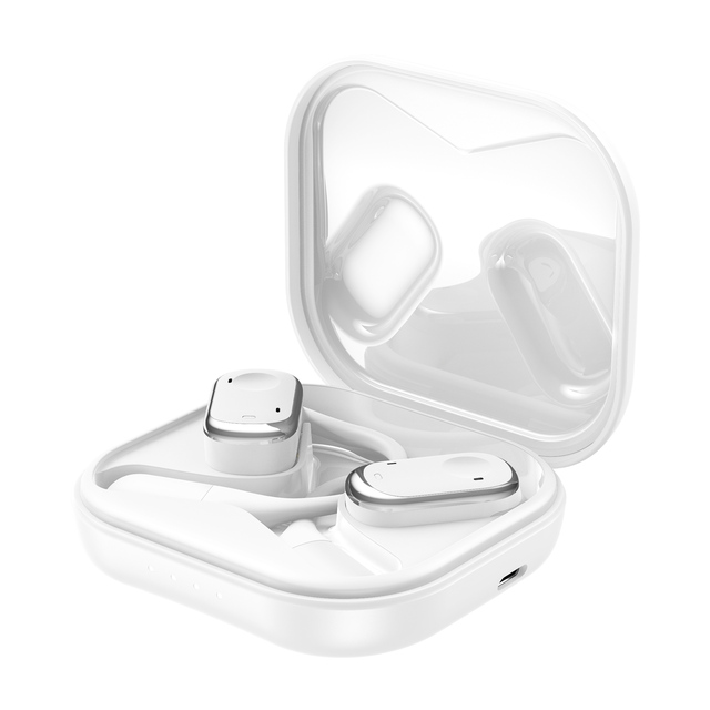 True Open Ear Earbuds for Long-Lasting Comfort Long Playtime Deep Bass Wireless Earbud for Meeting Driving Traveling