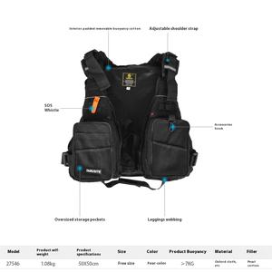 Gilet de sauvetage de pêche au camouflage numérique léger FLI <span class=keywords><strong>FISH</strong></span> <span class=keywords><strong>VEST</strong></span> avec flottabilité - Product Image 6
