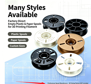 Bobine standard vide pour fil d'impression 3D de 200 mm de diamètre, capacité de 1 kg, pour imprimante FDM - Product Image 5